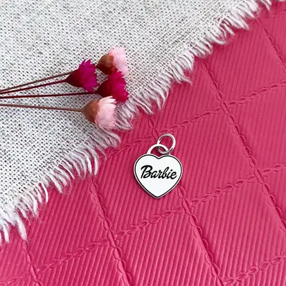 PINGENTE CORAÇÃO BARBIE PP